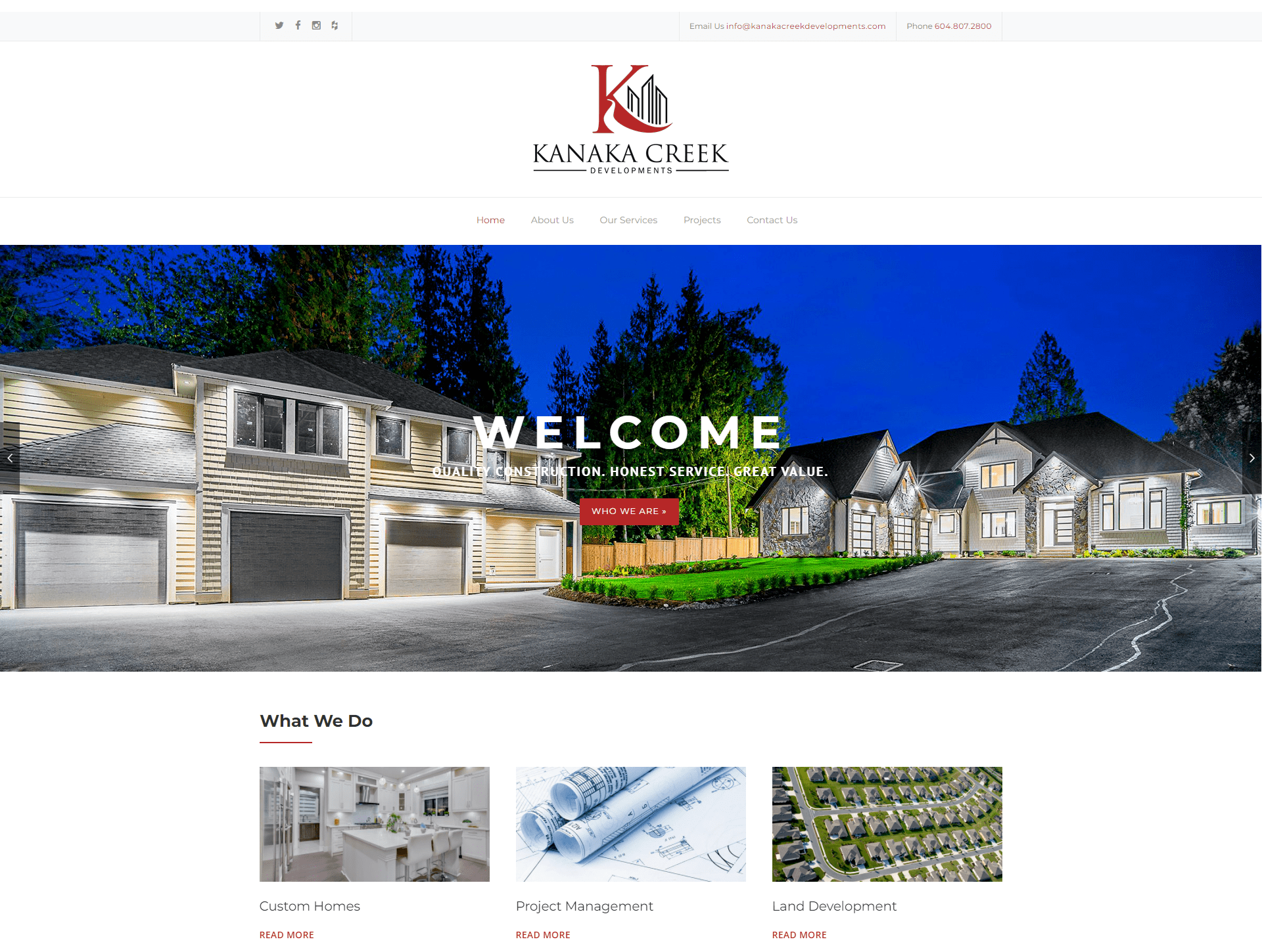 Kanaka Creek Developments